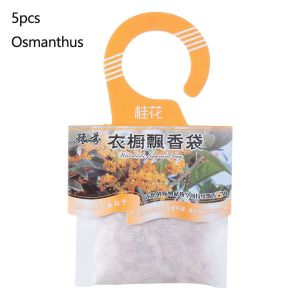 MILDGLOW 5packs Hanging Air Fresheners Fragrant Hangable Spices Bags Deodorizing Paper Aromatherapy Bag Wardrobe Sachets