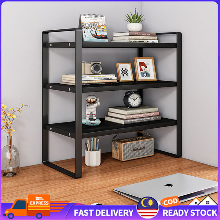 LALA Desktop Rack Tabletop Organiser Magazine Document Multi-layer ...