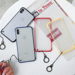 Zeallion Ốp Lưng Bảo Vệ Điện Thoại Trong Suốt Không Viền Mờ Không Viền Siêu Mỏng Cho Apple iPhone X XS Max XR Với Vòng Tay