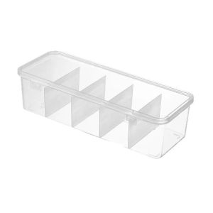 Seeko Plastic Data Cable Storage Box Desktop Storage Organizer Cable Management Organizer 1 Piece