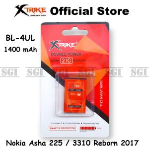 Baterai XTRIKE Double Power Nokia Asha 225 3310 Reborn 2017 BL4UL BL-4UL Batre Batrai HP Handphone Battery