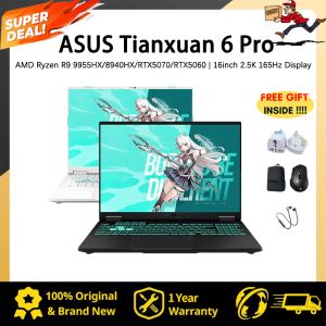 【ASUS Local Warranty】ASUS Tianxuan 6 Pro Gaming Laptop/ASUS TUF Gaming Laptop | AMD Ryzen R9 9955HX/8940HX/RTX5070/RTX5060 | 16inch 2.5K 165Hz Display Computer/华硕天选6 Pro 锐龙版