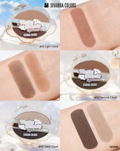 SIVANNA COLORS Fluffy Clouds Eyebrow HF236 อายบราวเนื้อฝุ่น แต่งรูปคิ้วและสีของขนคิ้วให้ได้รูปสวยคม