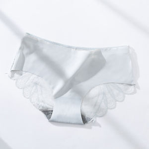 YOLO กางเกงในชุดชั้นในผ้าไหมแข็งเซ็กซี่ของผู้หญิง6ชิ้นชุดชั้นในโปร่งใสเอวต่ำแฟชั่นกางเกงในใส่สบายคุณภาพสูง