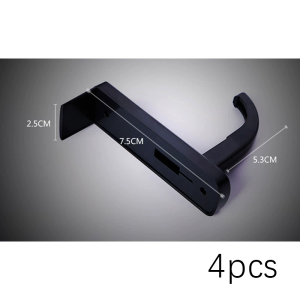 4PCS Headset Hanger with Sturdy Adhesive Space-saving Wall Mount Headphone Hook for PC Monitor & Gaming Setup