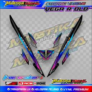 TRIPING VARIASI YAMAHA VEGA R OLD HOTWHEELS STYLE/ STICKER VARIASI VEGA R LAMA HOTWHEELS STYLE