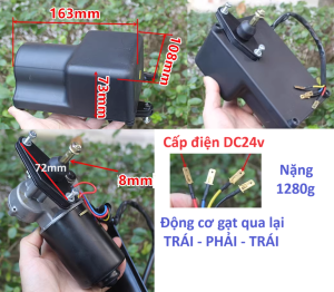 Động cơ gạt 12v-30w - gạt nước kính lái xe ô tô