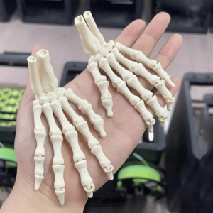 CHUN053634 Dài 93 cm. Xương tay in 3D In 3D Trắng Mô hình bàn tay xương Sáng tạo Thiết kế chân thực. Bộ xương tay có thể tạo dáng. Trang trí Halloween