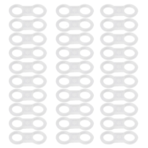 30Pcs Silicone Rings for Wacky Rigs Senko Baits Fishing Gear for Lures Baits 4.5mm/6.3mm