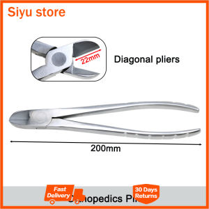 Orthopedic Flat Nose Pliers with Serrated Jaws Veterinary Kirschner Wire Cutter Stainless High Quality Orthopedic Instrument