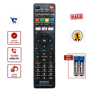 Remote điều khiển tivi Sony đa năng HUAYU RM-L1130 X dùng được cho tất cả các dòng tivi hiện nay - tặng pin
