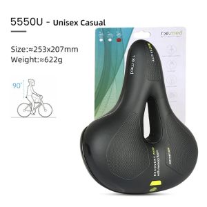 SR Hollow Memory Breathable Bicycle Saddle Foam Shock Absorbing MTB Seat Road Bike Comfortable Soft Cushion Bicycle Accessories