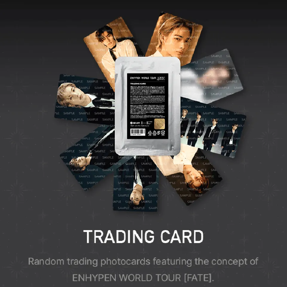 ENHYPEN - World tour FATE Trading Card Set Kpopmerch Enhypen