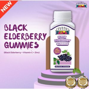 21ST CENTURY BLACK ELDERBERRY GUMMIES 60S