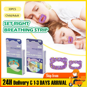30pcs/box Anti Snoring Stop Snoring Mouth Closure Tape Sleep Aid Breathing Mouth Ease Sleep Stickers Non-woven Fabric Shut Up Stickers Adult / Children