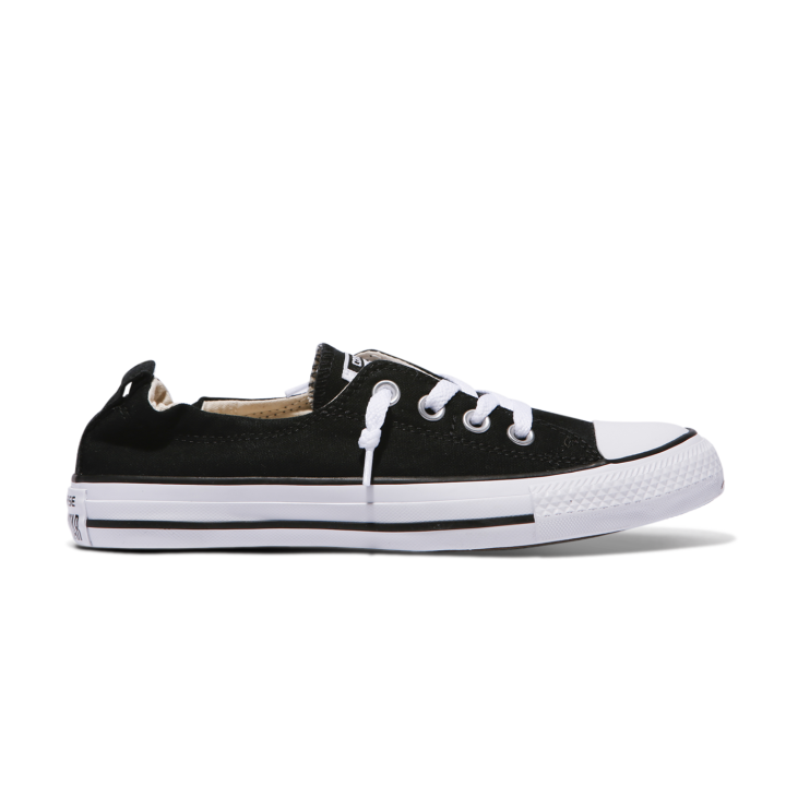 Converse All Star (Slip-on) Shoreline - Black รองเท้า คอนเวิร์ส แท้ ผู้หญิง ทรงสวม