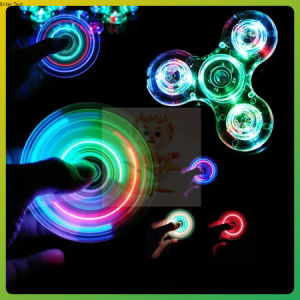 CODLED Light Fidget Spinner Hand Top Spinners Glow Light Fidget Spinner Finger Stress Relief Toys for Children ADHD Autism