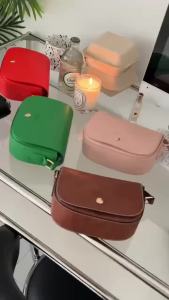☻☺Longchamp Longchamp Epure2022 beg pelana kulit baru messenger horseshoe bag kecil