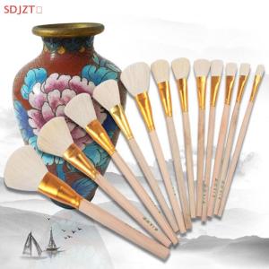 🚚【Local Express Delivery】🚚 12pc Pottery Art Wool Brush Set for Glaze painting Coloring Watercolor