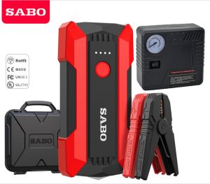 ★SG Warranty★SABO 1200A Peaks Car Jump Starter 12.0V for Up to 4.0L Gas/2.5L Diesels Engines
