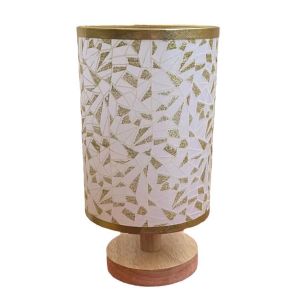 SXH Directly sourced from the manufacturer this simple round fabric table lamp is perfect for home use bedrooms and as an eye-friendly bedside lamp or small night light for decorative purposes