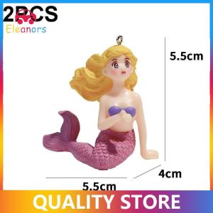 [Eleanor] 2Pcs Aquarium Treo Nàng Tiên Cá Bức Tượng Trang Trí Đẹp Nàng Tiên Cá Bể Cá Bàn Trang Trí Thủ Công Mỹ Nghệ Cho Aquarium Cảnh Quan