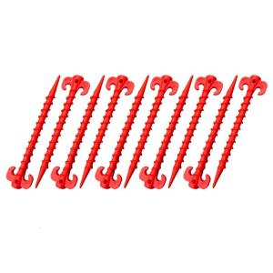 10 cái lều nhựa chốt chịu lực cao Lều nhựa móng tay để sửa chữa lều cắm trại mưa tarps vườn mái hiên chốt cho ngoài trời