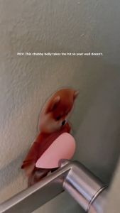 1Pair Soft Butt Sticker Anti-Collision Door Stopper Squeeze Toy Cute Decor 3D Shiba Inu Squishy