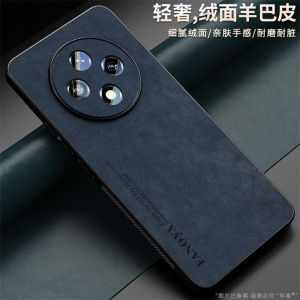 Casing For Oppo Reno 12F Case Luxury Lambskin Leather Phone Back Cover For Oppo Reno12 F 5G Silicone Shell Shockproof Bumper