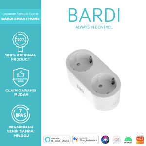 BARDI Dual Smart Plug | Stop Kontak Pintar 2 Lubang