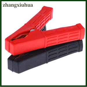 zhangxiuhua 2pcs 200A Crocodile Alligator Clips Car Battery Insulated Clip Clamp Connector for Jumper Cables Boost