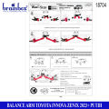 Balance Arm Stablilizer Toyota Innova Zenix White Putih. 