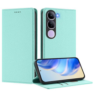 Luxury Flip Case For Vivo Y56 5G Y35 4G Y22 Y22S Y16 Y02S Y78 Plus Y27 5G Y28 4G Y03 Y18 Y28s V40 Lite 5G Y28s Litchi Book Wallet Card Soft Leather Magnetic Skin Cover
