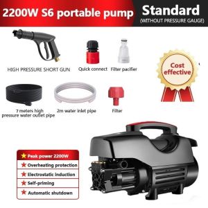 ArcticBreeze High Pressure Portable Electric Car Washer 2200W Adjustable Induction Motor Power Cleaner Home Pressure Washer Jet Sprayer