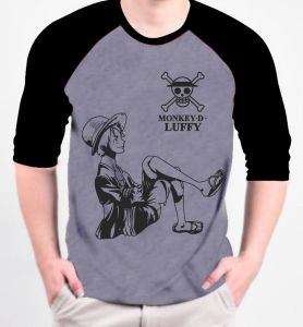 KAOS RAGLAN PRIA SABLON LUFFXX22 M71 3/4\ KAOS RAGLAN PRIA LENGAN 3\4 ATASAN PRIA / KAOS MURAH / KAOS DISTRO / KAOS SIMPLE / T-SHIRT PRIA