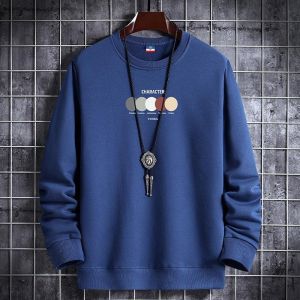 Bisa COD Sweater Keren Kaos Pria Distro Crewneck Trendy Sweatshirt Elegan Kekinian Simbol Character