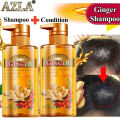 Original AZLA Ginger Shampoo Fast Powerful Hair Growth Liquid Anti Hair Loss Shampoo Repair Damaged Hair Preventing Hair Drop Shampoo Treatment Hair Care 500ML. 