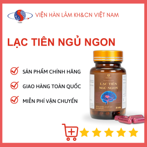 [CHÍNH HÃNG- HỘP 30V ] Lạc Tiên Ngủ Ngon - Hỗ trợ an thần giúp dễ ngủ ngon giấc - Sản Phẩm Viện Hàn Lâm KH&CN Việt Nam