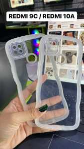 Softcase Gelombang Bening ( REDMI 9C/10A ) Clear Case Casing Handphone - PGC SHOP