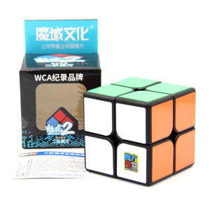 Moyu Meilong 2X2 Speed Magic Cube Professional Smooth Magic Cube Puzzle ของเล่นสำหรับเด็ก