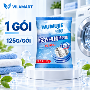 Bột Vệ Sinh Lồng Máy Giặt Dạng Gói – Hỗ Trợ Tẩy Cặn Bẩn Mốc Gioăng Cao Su Khử Mùi Và Làm Sạch Máy Giặt