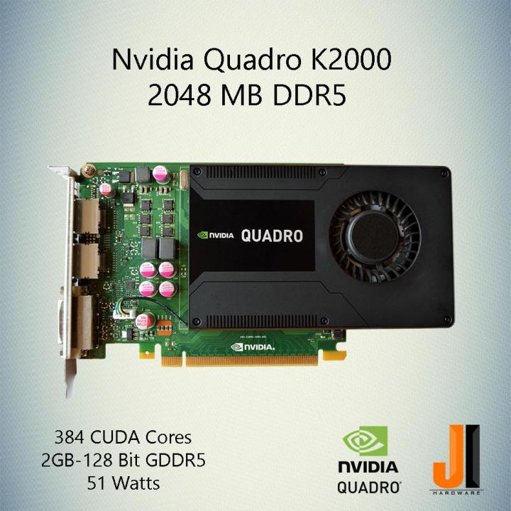 Carros De Vídeo Para Estação De Trabalho Nvidia Quadro K2000 2GB GDDR5 Pci Express 2.0 X16 I.1477130791