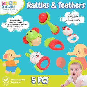 Bebe Smart 5pcs Rattles & Teethers