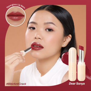 Dear Me Beauty Hypergloss Lip Balm - Mengandung Vitamin Bibir dan Melembapkan dengan Tekstur Butter & Aroma Fruity Segar