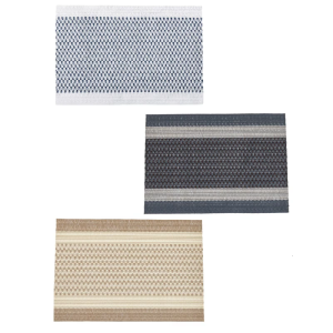 Spill Proof Dining Table Mats Sturdy Polyester Fabric Elegant Kitchen Decoration Accessory