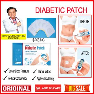 Super Effective Herbal Diabetic Patch 6pcs/Bag Diabetes Plasters Stabilizes Blood Sugar Level Diabetes Patch Cure Lower