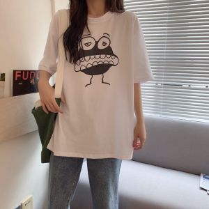 KDAShop  เสื้อคอกลมงานสกรีนลายการ์ตูนสุดสุดอาร์ต⚡ เฉี๊ยบเฉียบสไตล์เด็กแนว 🧃  มี 3 สีดีย์มากกแม่💟