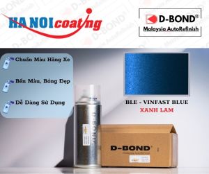 Sơn Xịt Xóa Vết Xước Ô TÔ VINFAST VF5 Màu XANH LAM Code BLE - VINFAST BLUE Chính Hãng D-BOND Chất Lượng Cao