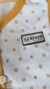 6PCS/3stel Baju+Celana bayi Pendek (0-3bln) SNI Arselbaby