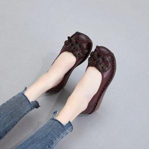 Sepatu new pita woman / clarkts fla wanita kulit Sepatu Wanita melati tingge 5cm Shoes Flat
